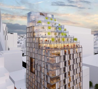 Long-delayed FiDi luxury hotel gets sleek new proposed design, still nowhere near approval