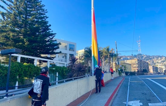 Tom Taylor, 'Keeper of the Rainbow Flag,' honored at Castro’s Harvey Milk Plaza