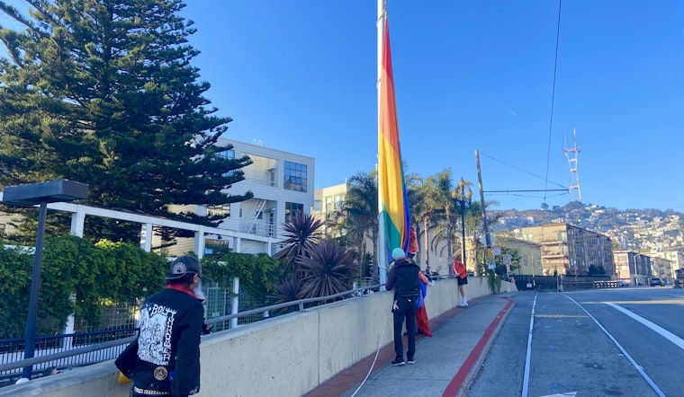 Tom Taylor, 'Keeper of the Rainbow Flag,' honored at Castro’s Harvey Milk Plaza