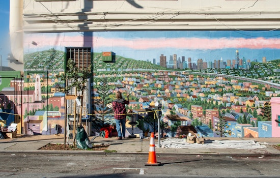 San Bruno Avenue murals celebrate Portola history, offer light during lockdown