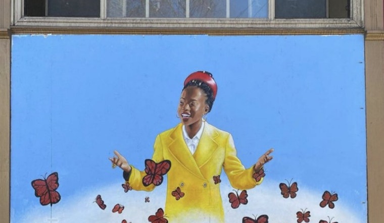Overnight sensation poet laureate gets a mural in Hayes Valley