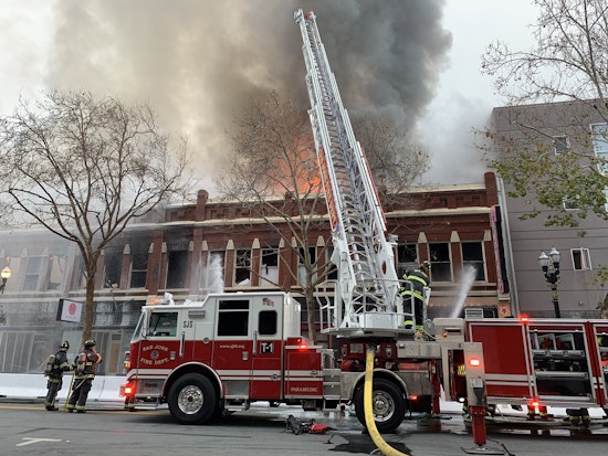 Massive fire engulfs downtown San Jose building, damaging city’s oldest bar