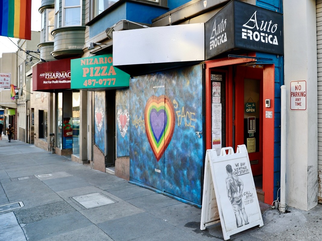 1067px x 800px - Castro's vintage gay memorabilia store Auto Erotica seeks community's