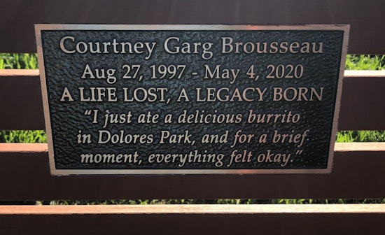 Slain transit activist known for final tweet honored with Dolores Park memorial bench