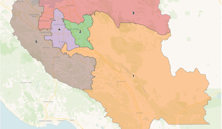 New political boundary map adopted by Santa Clara County makes big changes