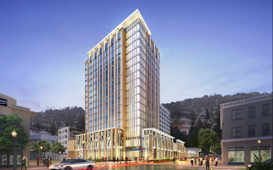 Tall new addition to Berkeley’s skyline, a Residence Inn, preps for opening