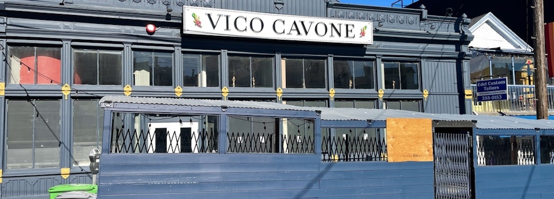 Inside Vico Cavone, opening in the Castro this weekend