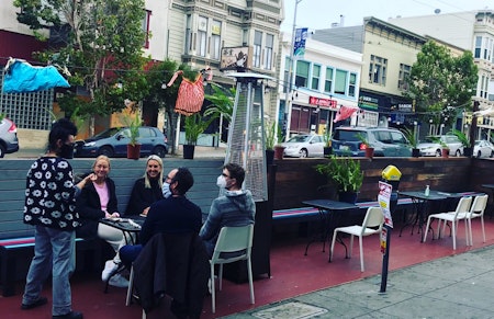 Blue Plate, Emmy's Spaghetti Shack, El Buen Comer, Royal Cuckoo all open for outdoor delights in Bernal/La Lengua