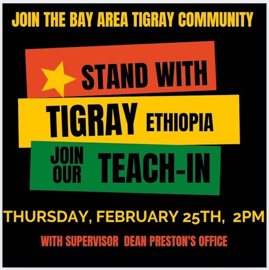 Bay Area Tigray community hosts teach-in about ongoing crisis in Ethiopia today