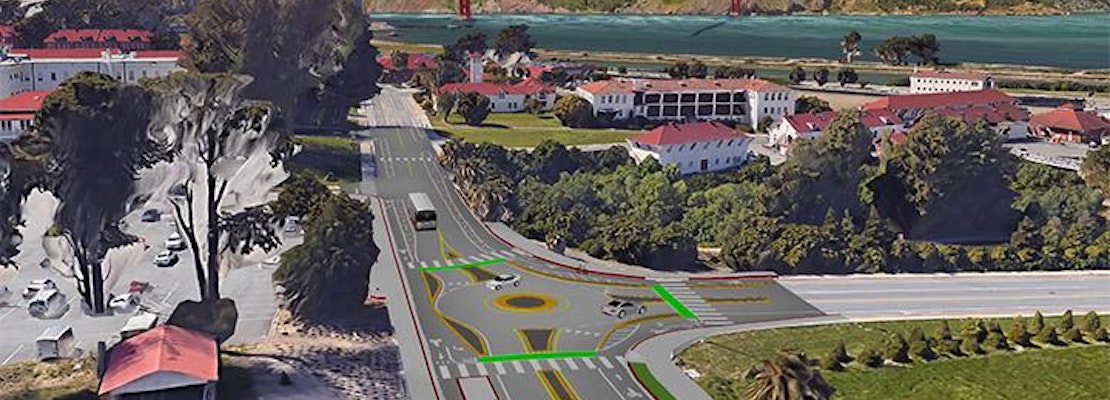 The Presidio gets a roundabout, and slew of new bike lanes