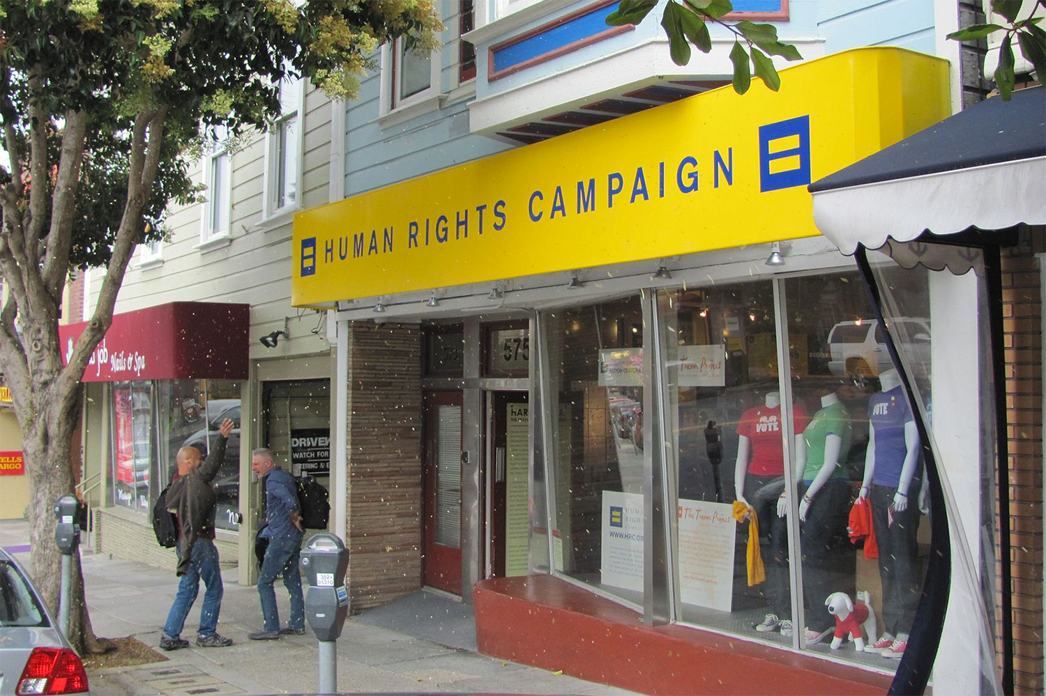 Castro Concrete Gay Pride Relic from Sidewalk of Harvey Milk Camera Shop 3675 