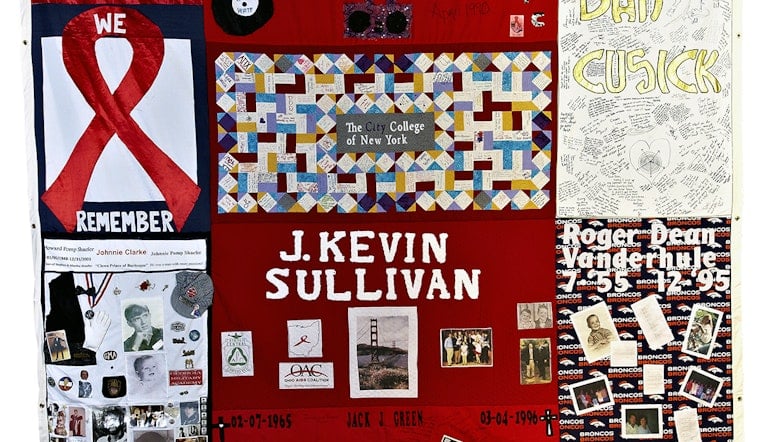 AIDS Memorial Quilt panels to be displayed Sunday in Castro