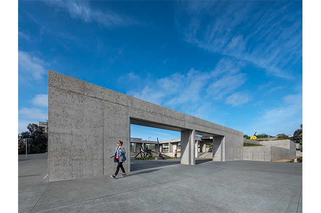 Photo: View of OMCA's new 12th St entrance into renovated campus and garden. ©2021 Tim Griffith. All rights reserved.