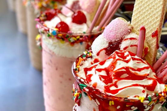 Flaming Hot Cheetos burritos, gummy bear micheladas, cheesecake-topped shakes: Taqueria El Mezcal in San Pablo has it all