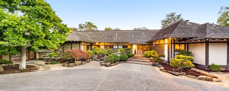 Atherton home for sale with unique Japanese-inspired design lists for $13MM