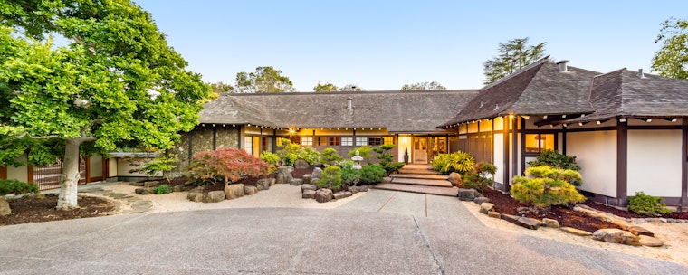 Atherton home for sale with unique Japanese-inspired design lists for $13MM