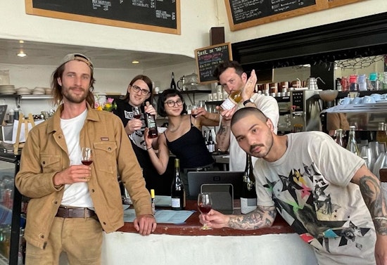 Bar Part Time, a natural wine bar with upbeat party vibes, takes Thieves Tavern space