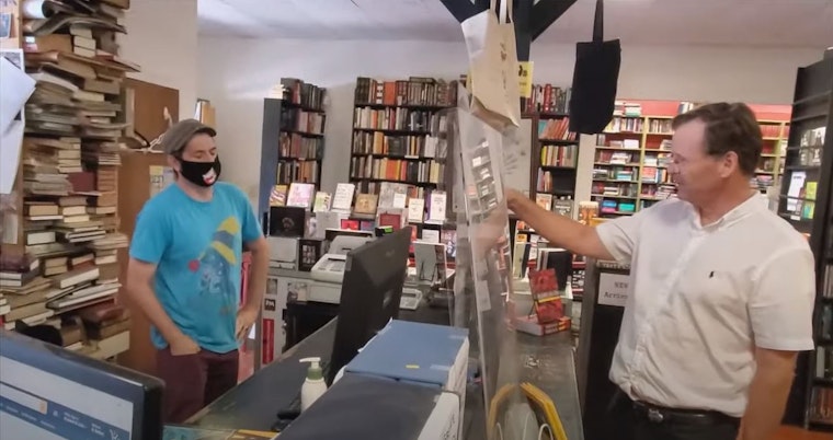 Unmasked agitators target popular San Jose bookstore and other shops