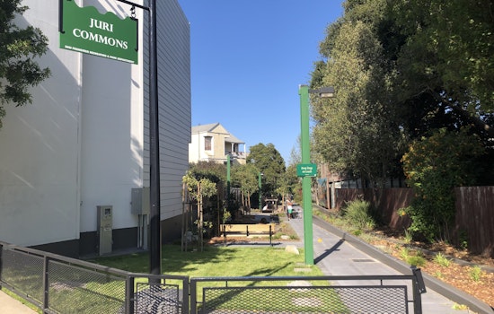 Mission District mini-park reopens with "adult monkey bars" after $1.9 million facelift