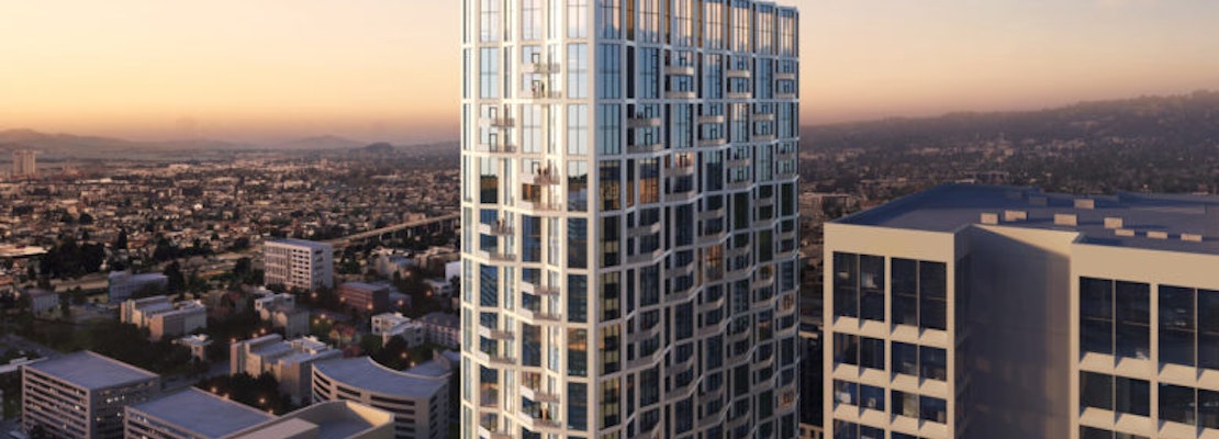 Plans submitted for a massive residential tower that would become Oakland’s tallest building