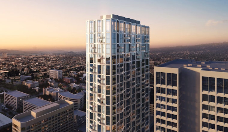 Plans submitted for a massive residential tower that would become Oakland’s tallest building