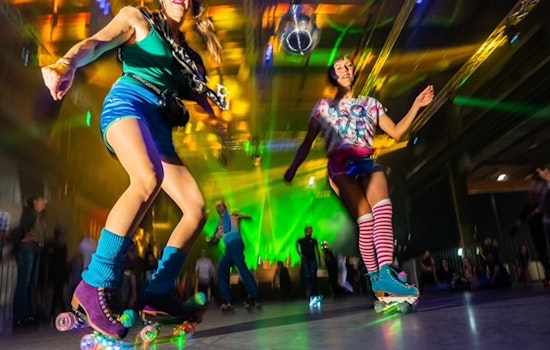 A covered, outdoor roller rink with live DJs called ‘San FranDisco’ has opened at Civic Center