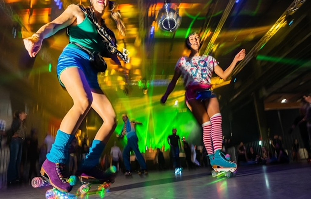 A covered, outdoor roller rink with live DJs called ‘San FranDisco’ has opened at Civic Center