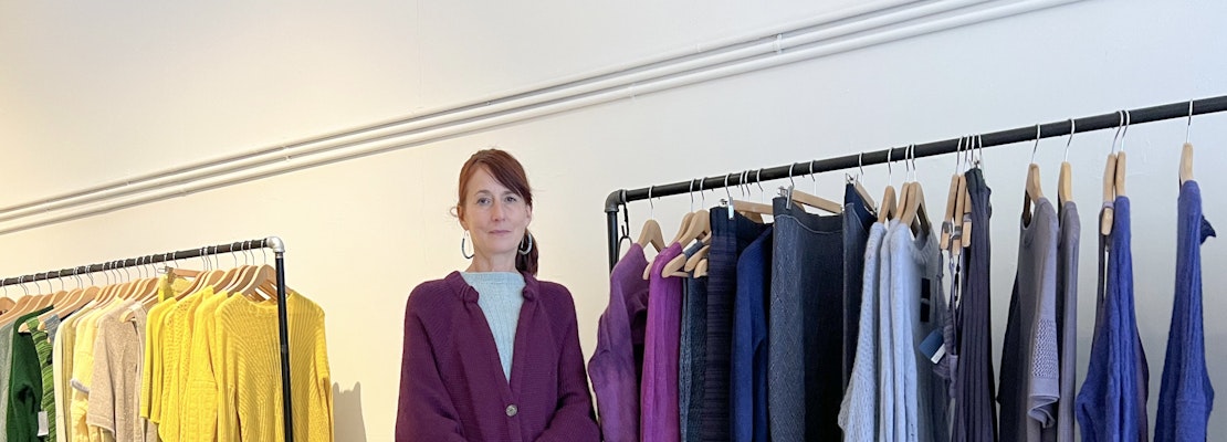 Designer brings her colorful, sustainable knitwear to North Beach pop-up
