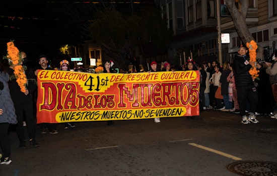 Day of the Dead celebrated in the Mission District last night