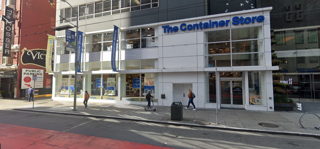 The Container Store near Union Square plans to close, relocate to SoMa