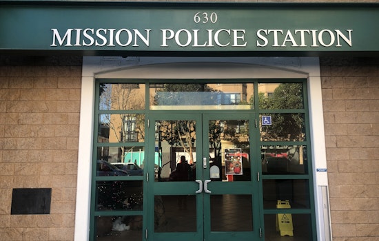 Pile of steaming trash dumped outside SFPD station on Valencia Street