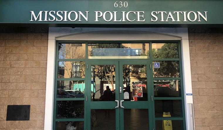 Pile of steaming trash dumped outside SFPD station on Valencia Street