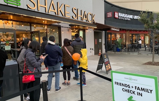The new Shake Shack at Stonestown has opened to long lines and much rejoicing