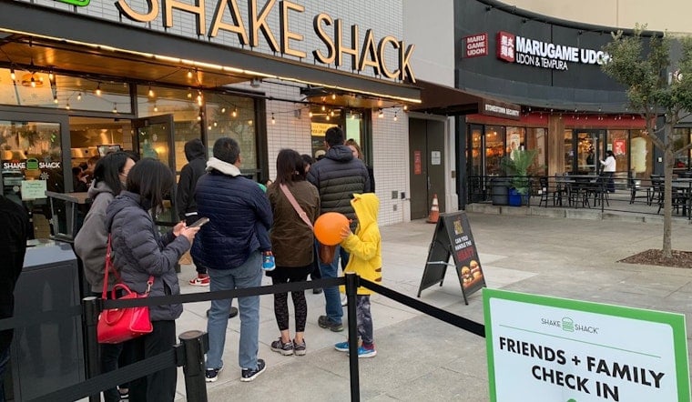 The new Shake Shack at Stonestown has opened to long lines and much rejoicing
