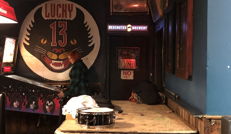 The Lucky 13 Sign has a new home, inside Bender’s Bar & Grill