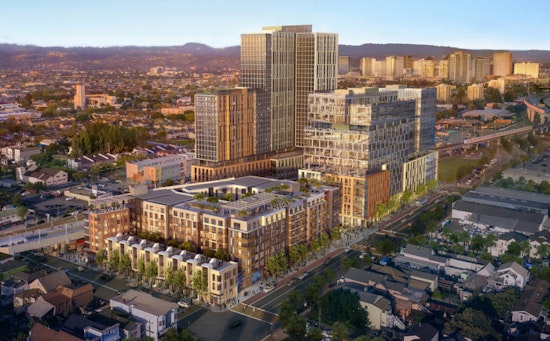 Renderings released for huge development surrounding BART’s West Oakland Station