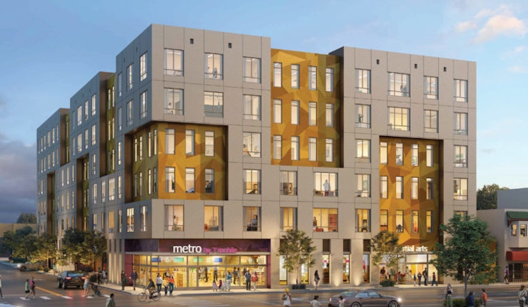 Rendering just released of 100% affordable housing development near Fruitvale BART Station