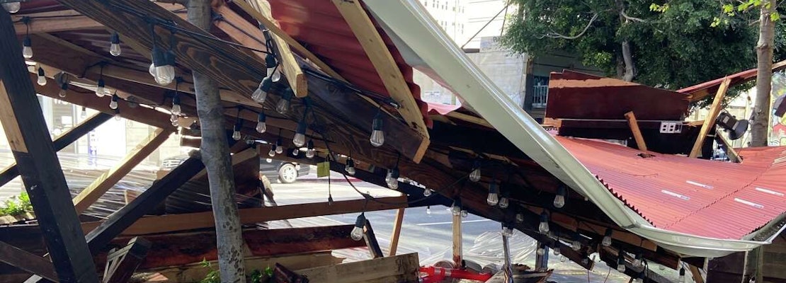 Elaborate parklet destroyed by driver near Lake Merritt