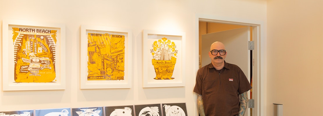 Artist Jeremy Fish opens new gallery in North Beach — and hopes other artists will follow suit