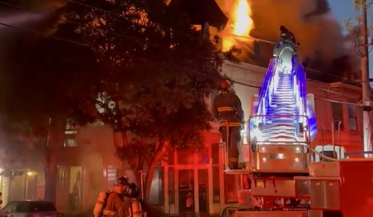 Early morning 3-alarm Duboce Triangle fire displaces five residents