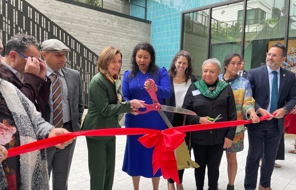 Nancy Pelosi on hand for grand opening of 143-unit affordable housing complex in the Mission