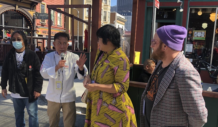 SF Noodle Fest packs Chinatown and North Beach, chef Martin Yan hams it up with absolutely everyone
