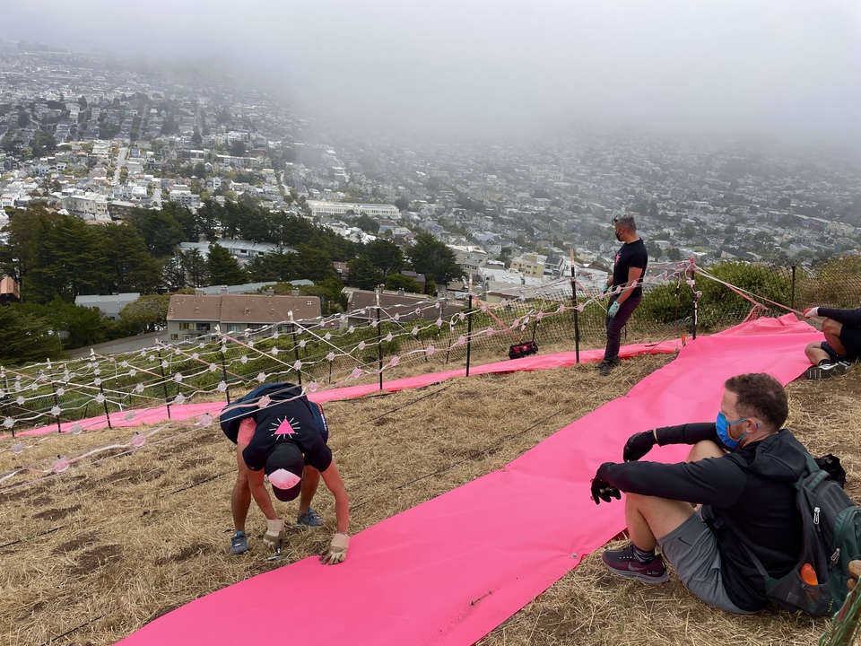 Illuminated' Pink Triangle returns again for Pride Month with