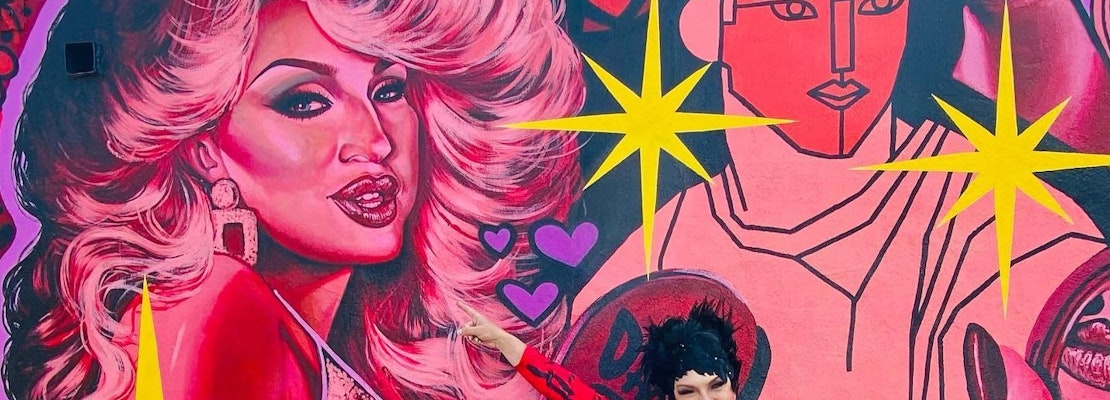 Video: Giant new mural at nightclub Oasis unveiled to kick off Pride Month
