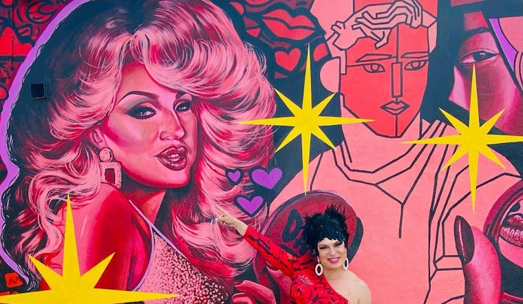 Video: Giant new mural at nightclub Oasis unveiled to kick off Pride Month