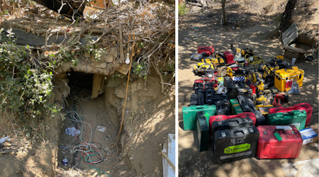 Sophisticated underground bunker filled with guns and power tools busted in San Jose