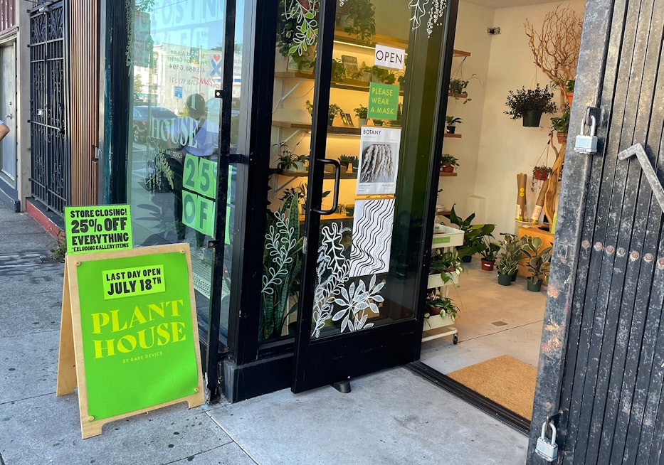 Rare Device's plant store on Divisadero is closing after just eight months
