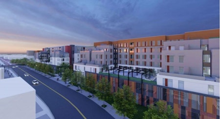 Proposed village-type development in San Jose ditches plans for office space