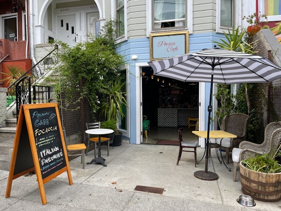 Castro's Poesia Cafe now open serving fresh baked pastries & desserts