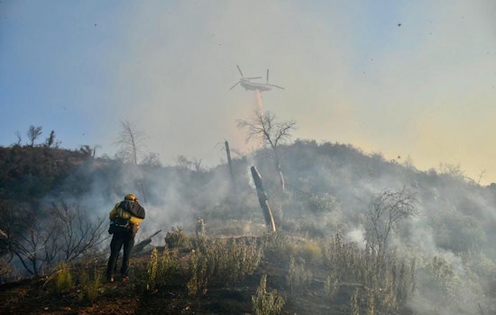103 Acre Wildfire Threatens Structures and Power Lines in Napa County; 45% Contained by Saturday Morning